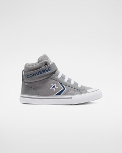Converse Pro Blaze Strap Erkek Çocuk Uzun Ayakkabı Beyaz/Lacivert | 2538461-Türkiye